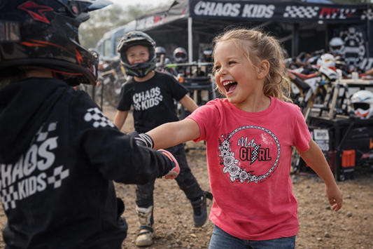 Moto Girl Tee – Pink