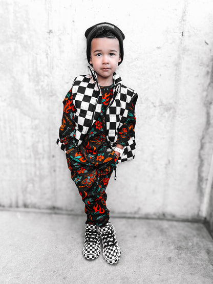 SK8TR Hi-Top in Venice (Checkered)
