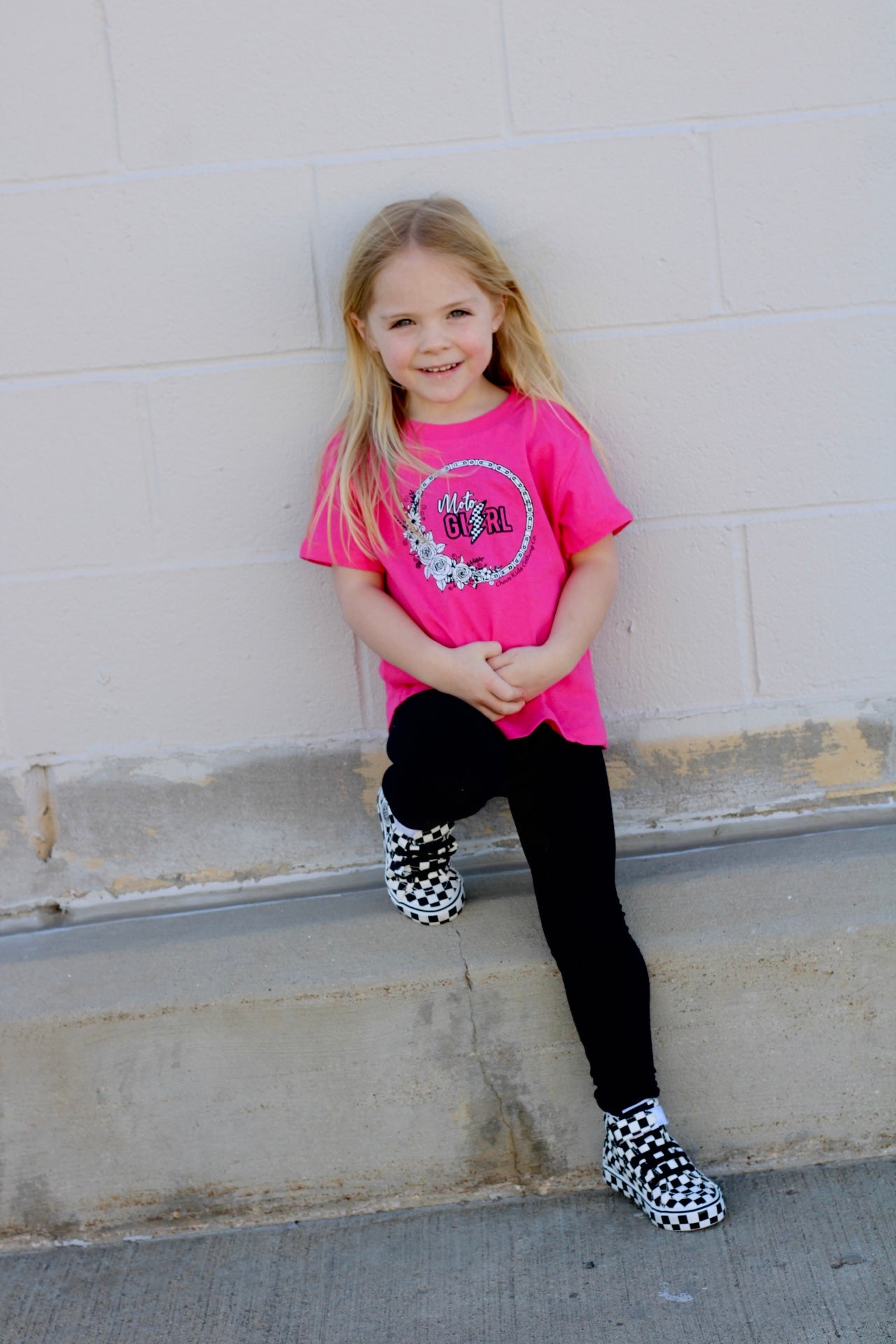 Moto Girl Tee – Pink