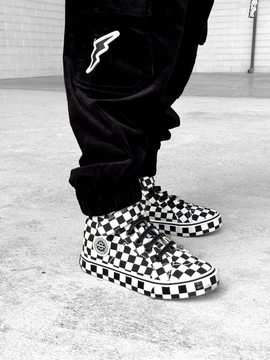 SK8TR Hi-Top in Venice (Checkered)