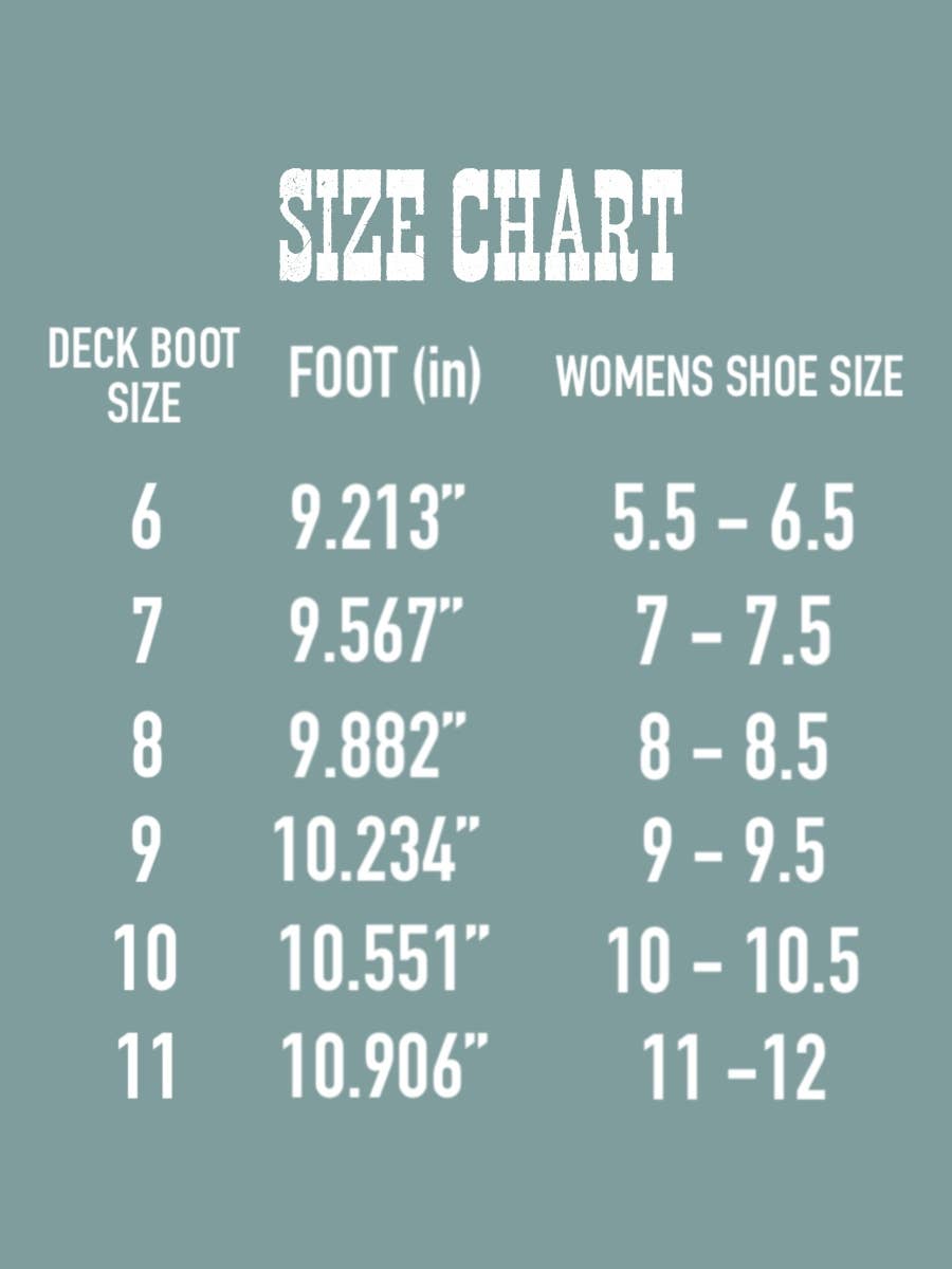Checkered Print Deck Boots