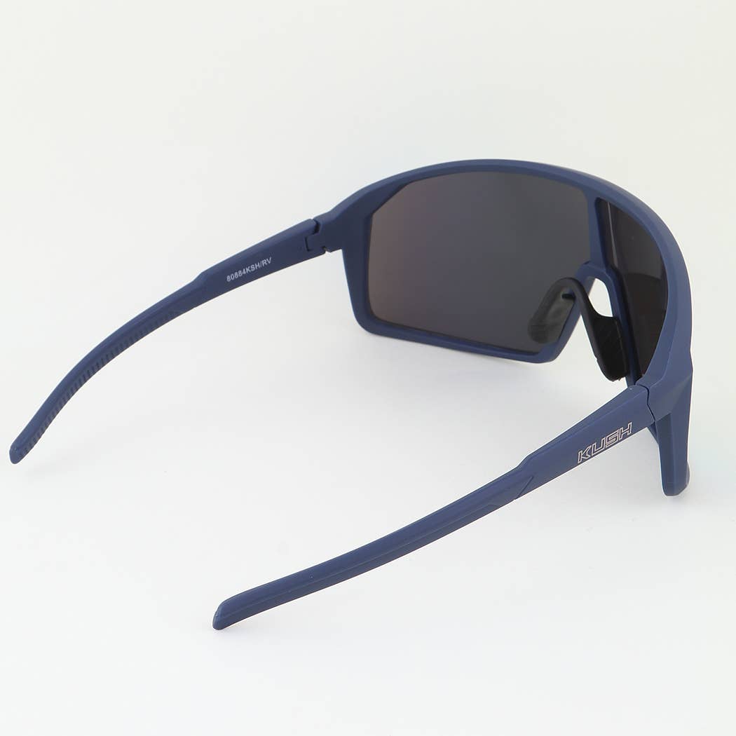 Bright Polycarbonate Shield Sunglasses: MIX