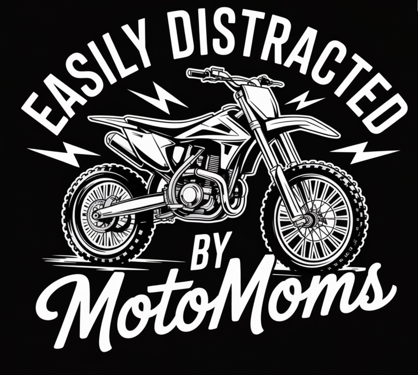 Easily Distracted MotoMom Tee