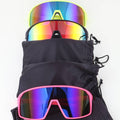 Bright Polycarbonate Shield Sunglasses: MIX