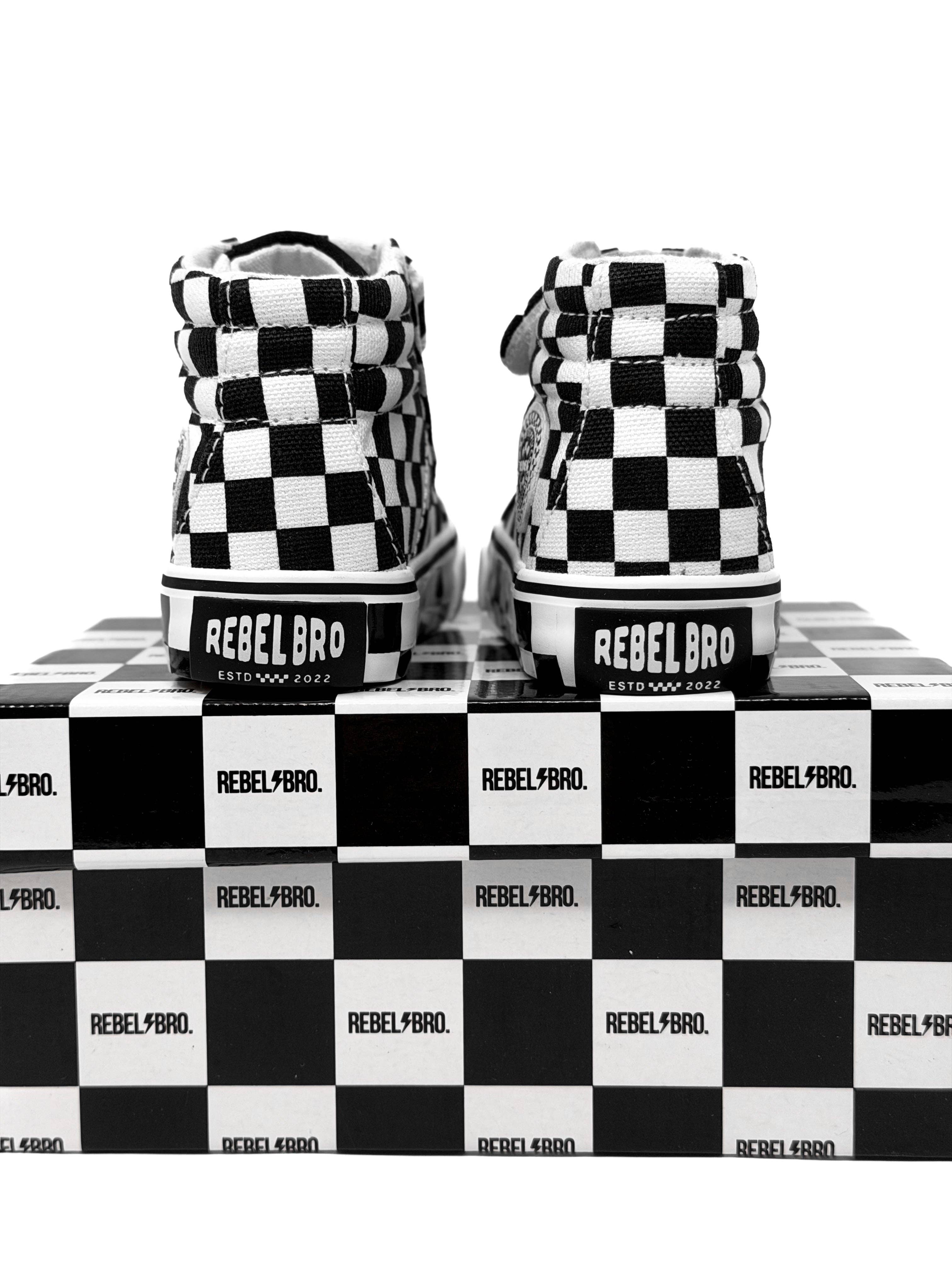 SK8TR Hi-Top in Venice (Checkered)