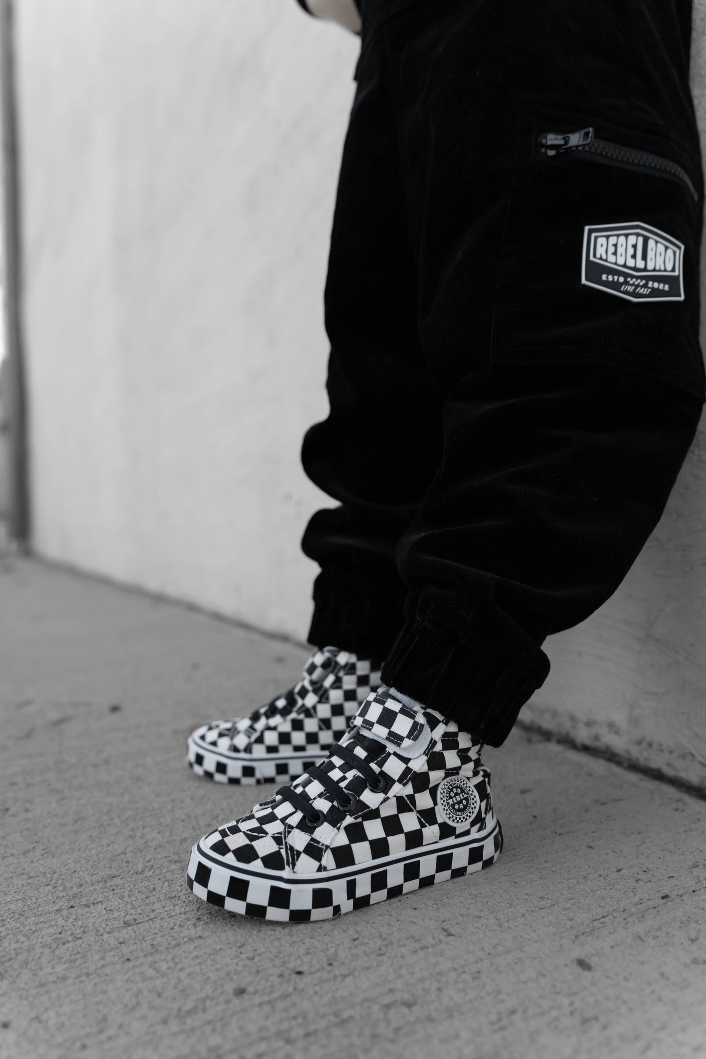 SK8TR Hi-Top in Venice (Checkered)