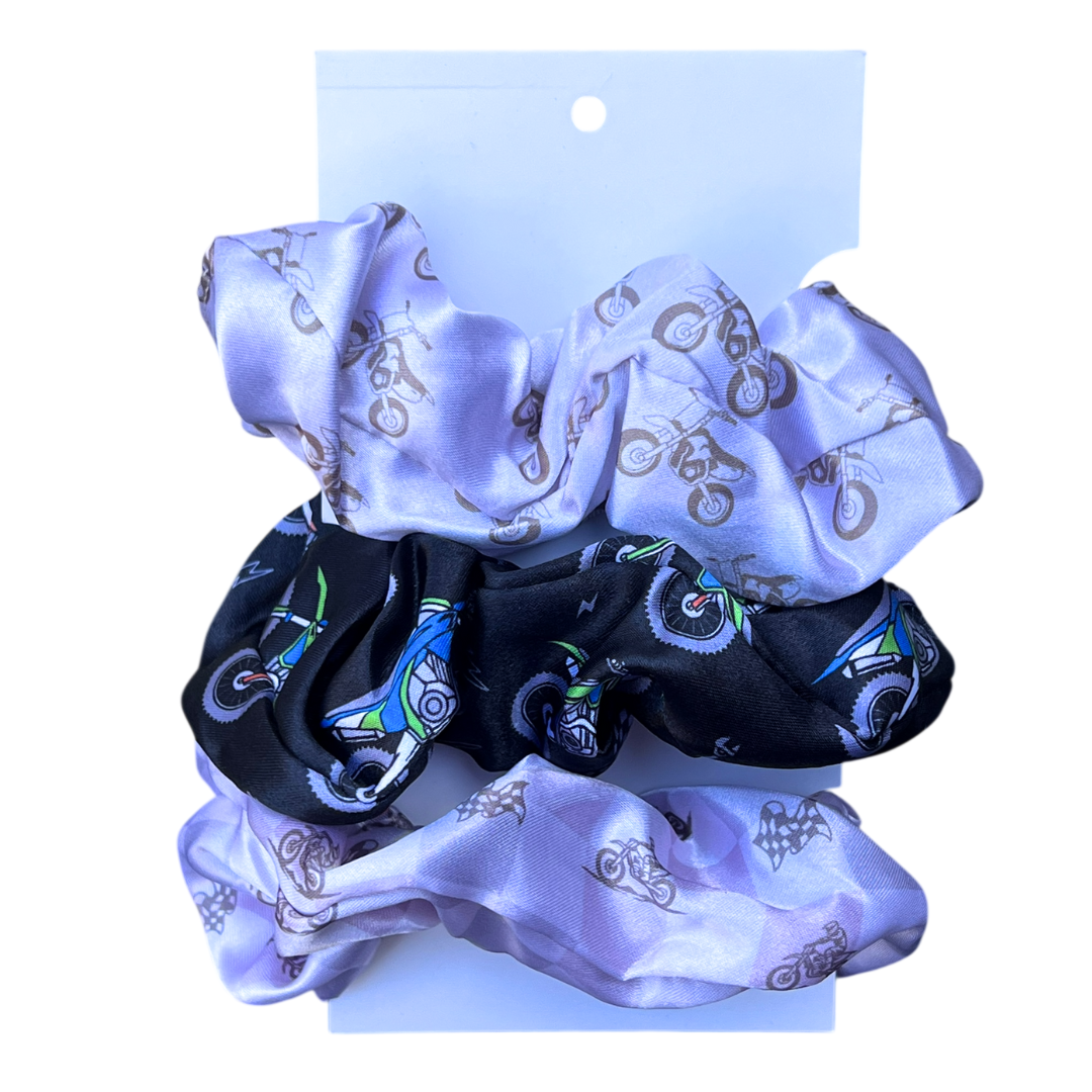 Dirt Bike Scrunchies