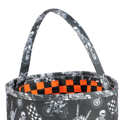 Bikes N Bones Fabric Basket