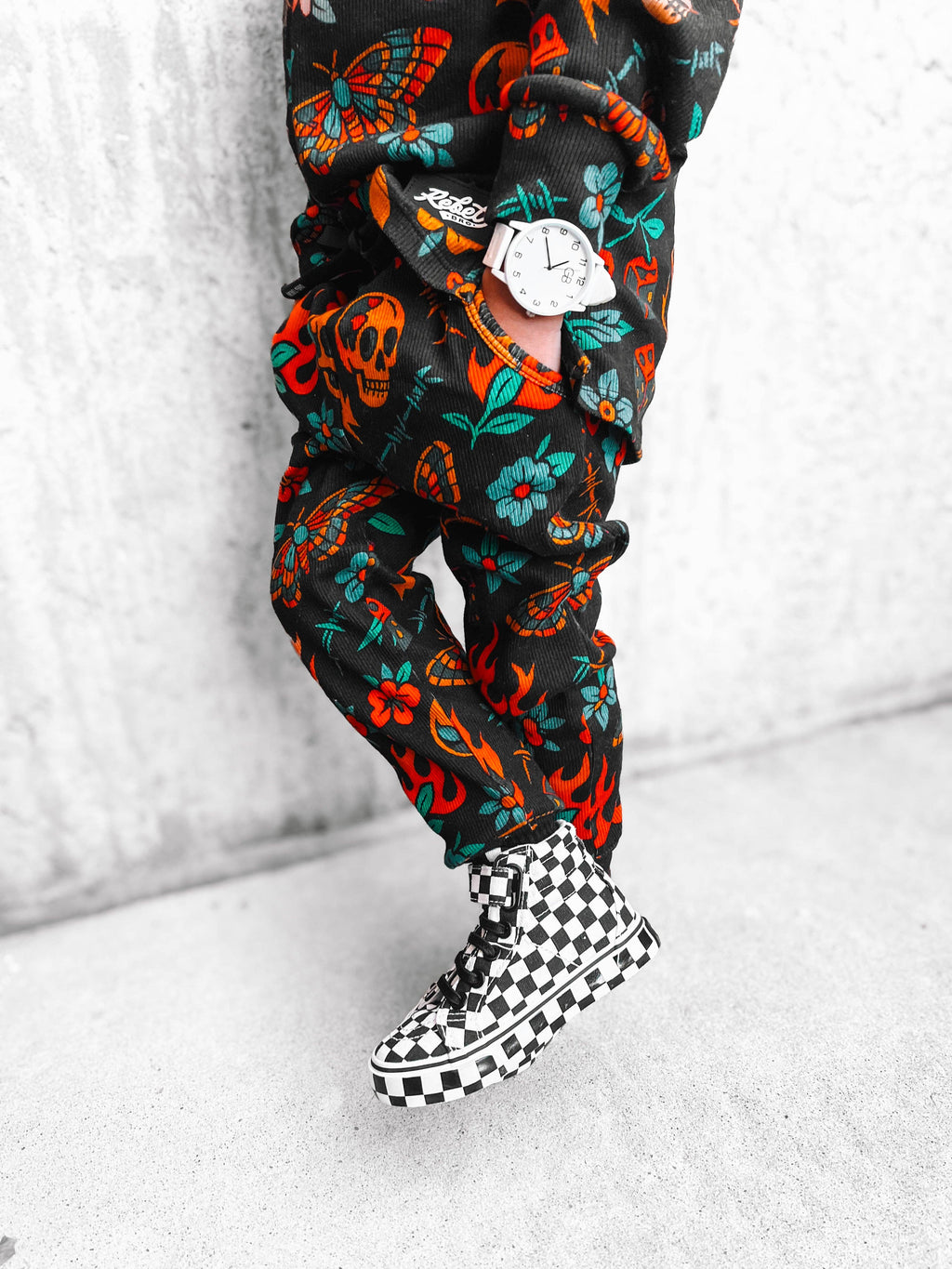 SK8TR Hi-Top in Venice (Checkered)