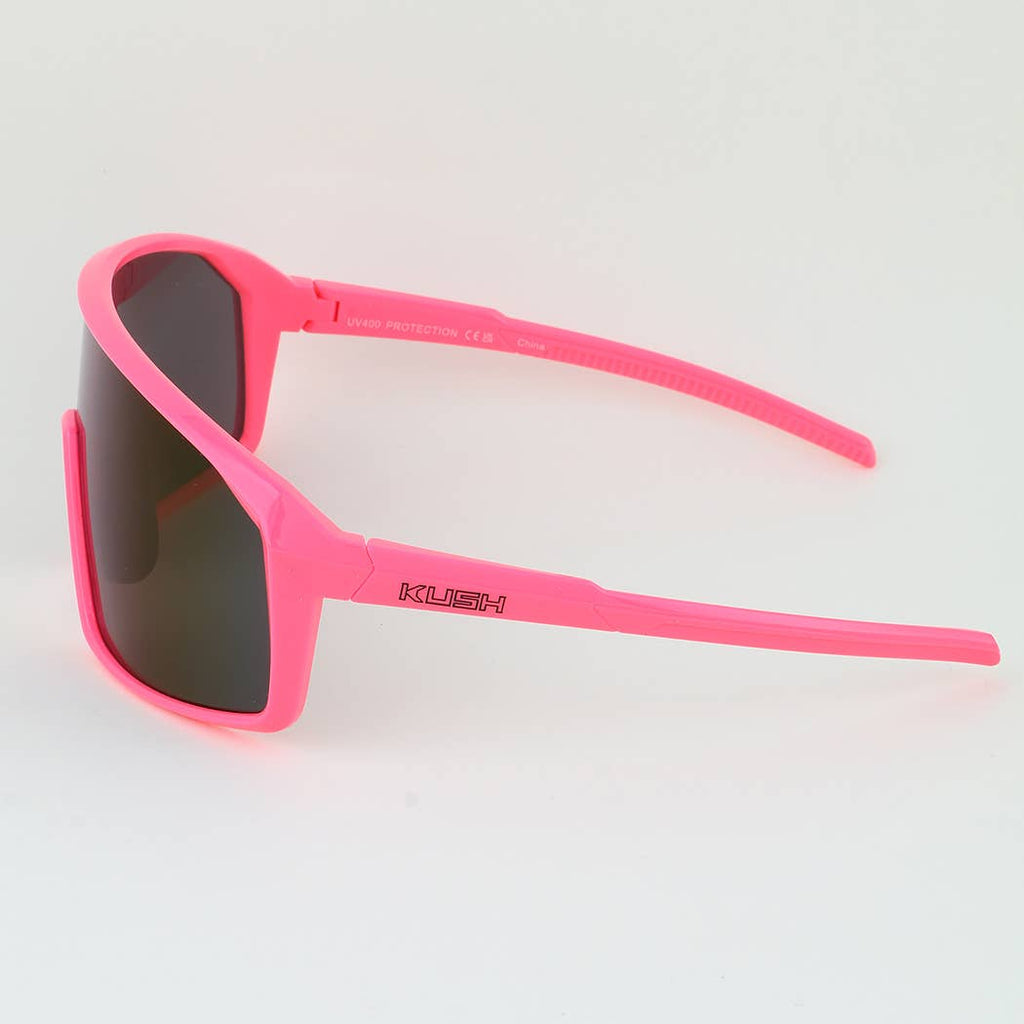Bright Polycarbonate Shield Sunglasses: MIX