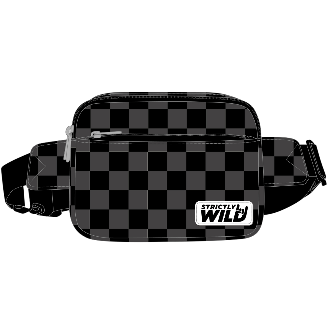 Stealth Checker Cross Body Bag
