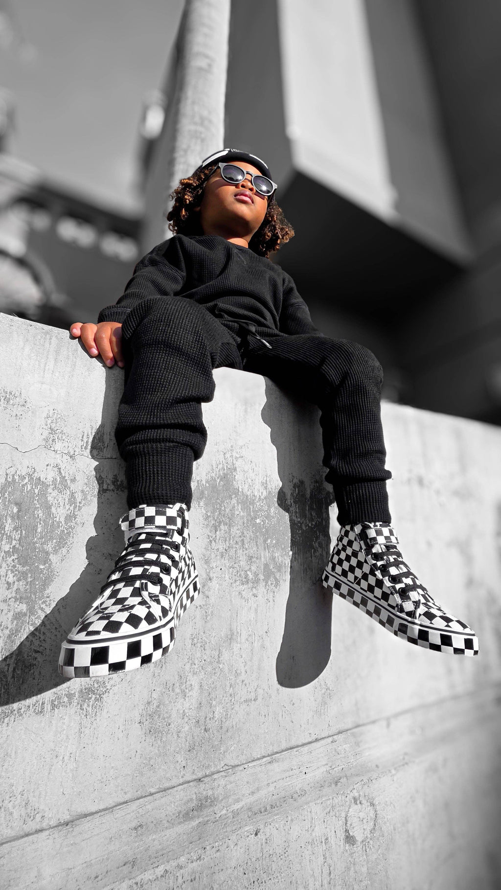 SK8TR Hi-Top in Venice (Checkered)