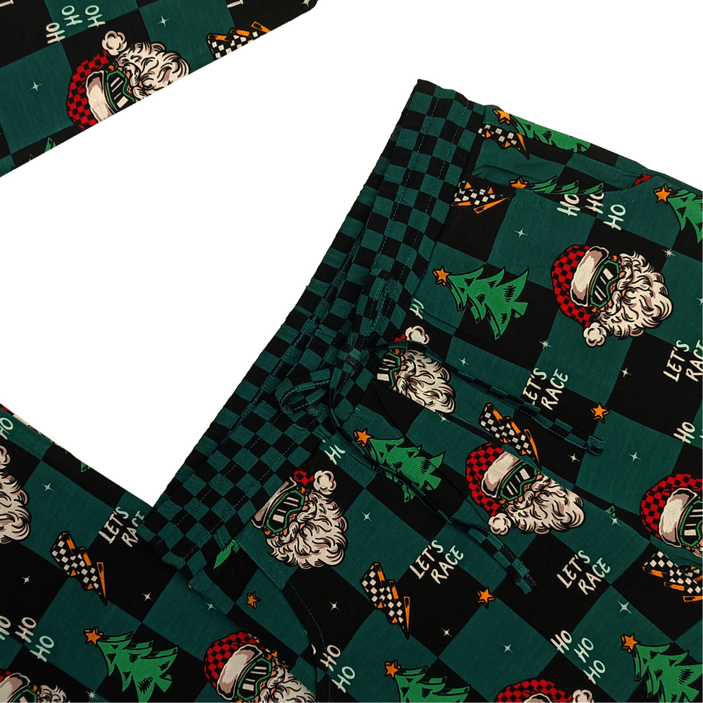 Let's Race Santa Toddler & Youth Pajamas