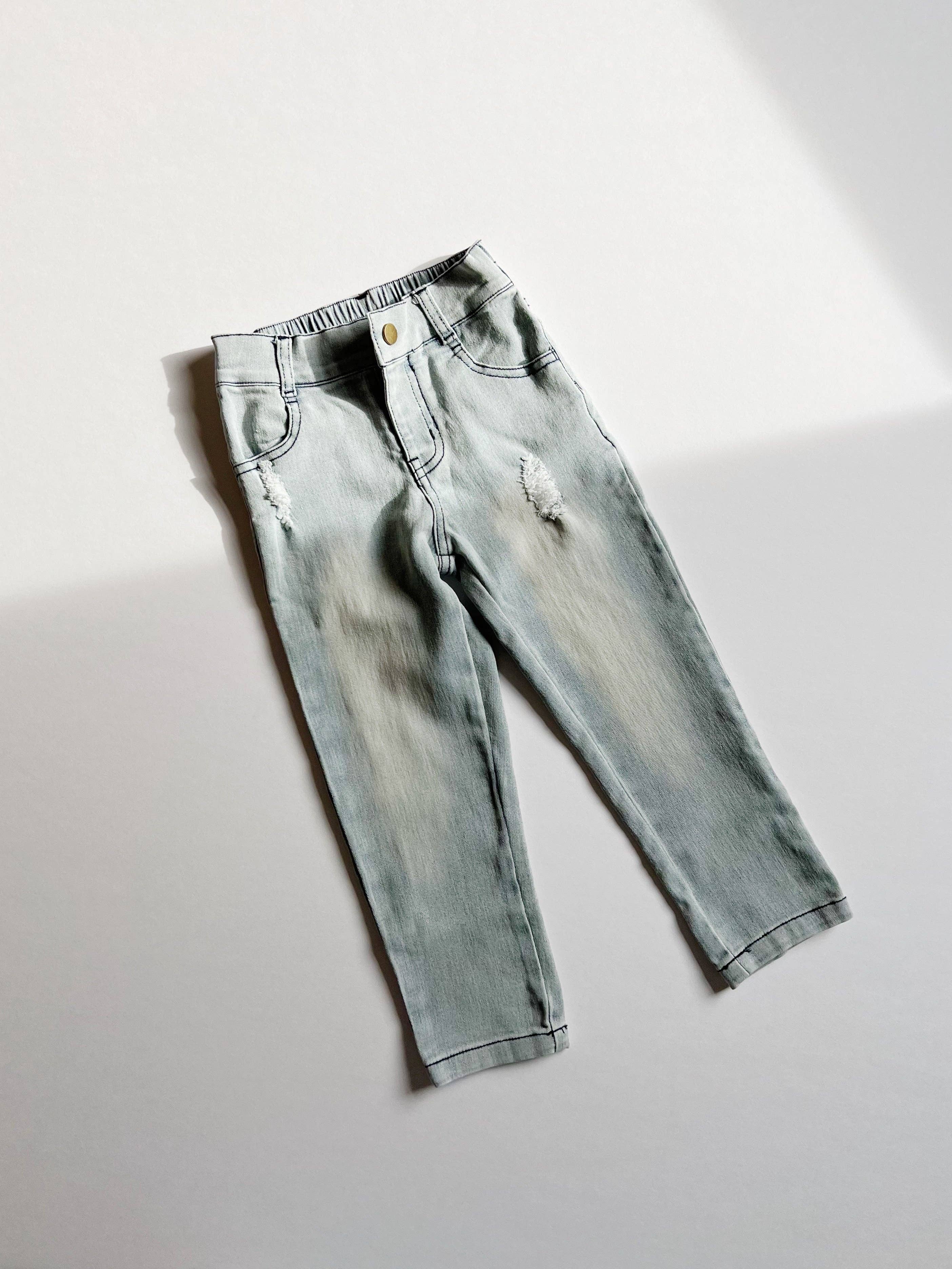 Stretch Denim - Slate Gray